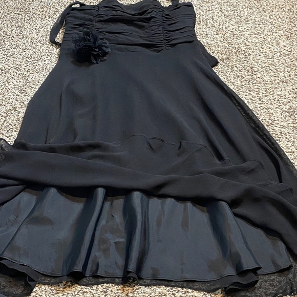VNTG Maggy London 100% Silk Strapless Black Dress - Picture 8 of 8
